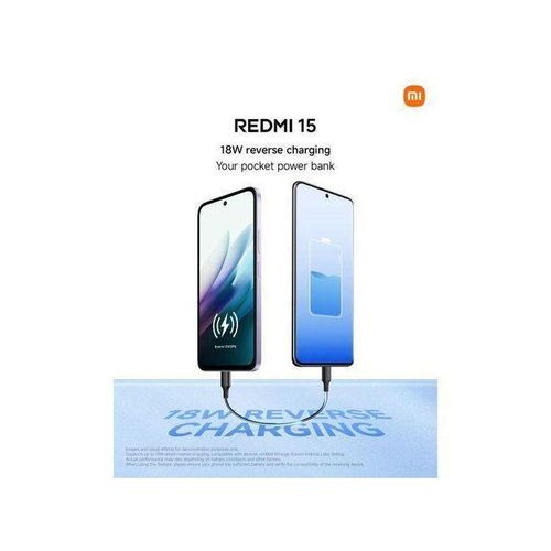 Xiaomi Redmi 15 6GB RAM 128GB ROM – 6.9" FHD+ 144Hz Display, 50MP Camera, 1600-Cycle Battery | Titan Grey