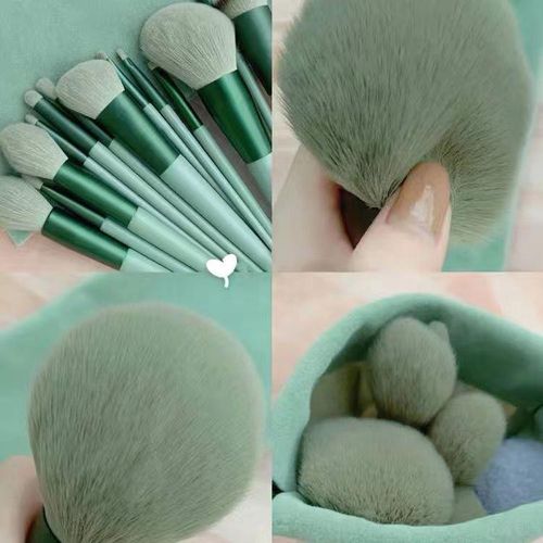13Pcs Makeup Brush Set – Professional Foundation Powder Eyebrow Eyeshadow Blending Blush Brushes Beauty Kit | Travel-Friendly