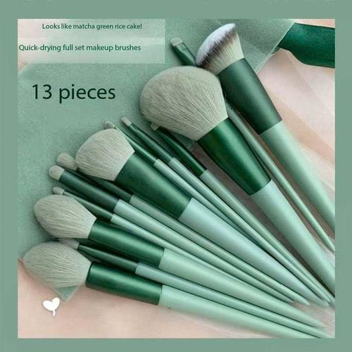 13Pcs Makeup Brush Set – Professional Foundation Powder Eyebrow Eyeshadow Blending Blush Brushes Beauty Kit | Travel-Friendly