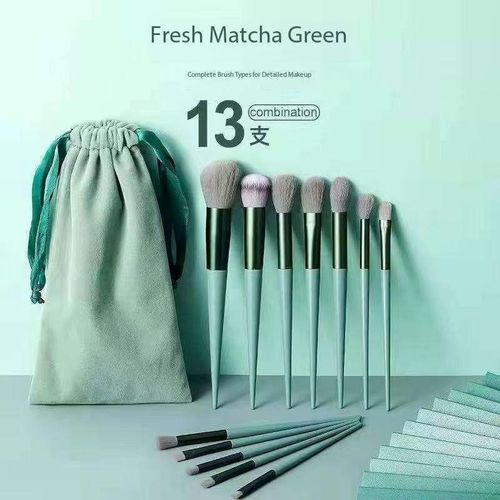 13Pcs Makeup Brush Set – Professional Foundation Powder Eyebrow Eyeshadow Blending Blush Brushes Beauty Kit | Travel-Friendly