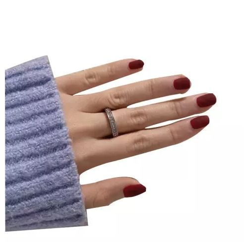 20PCS Wine Matte Short Coffin Press On Nails – Reusable DIY Manicure Kit with Prep Kit, Wedding Prom Party Nails | Dark Red