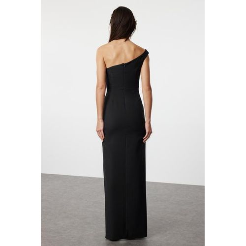 JK Design: Trendyol Woven Evening Dress - Black