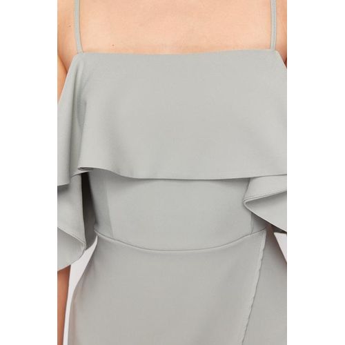 JK Design: Trendyol Woven Evening Dress - Mint