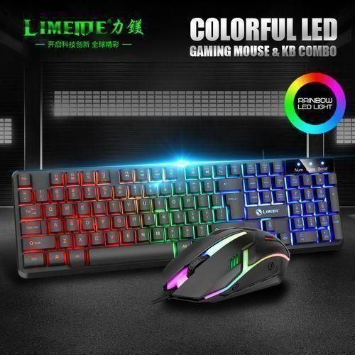 EAGEAT EAGEAT JSTZ-BK RGB Backlight Keyboard & Mouse Combo - Black