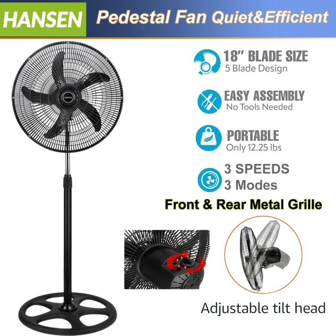 HANSEN 18 inches industrial level standing fan