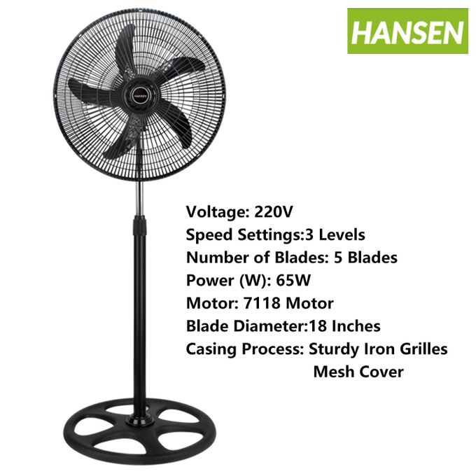 HANSEN 18 inches industrial level standing fan