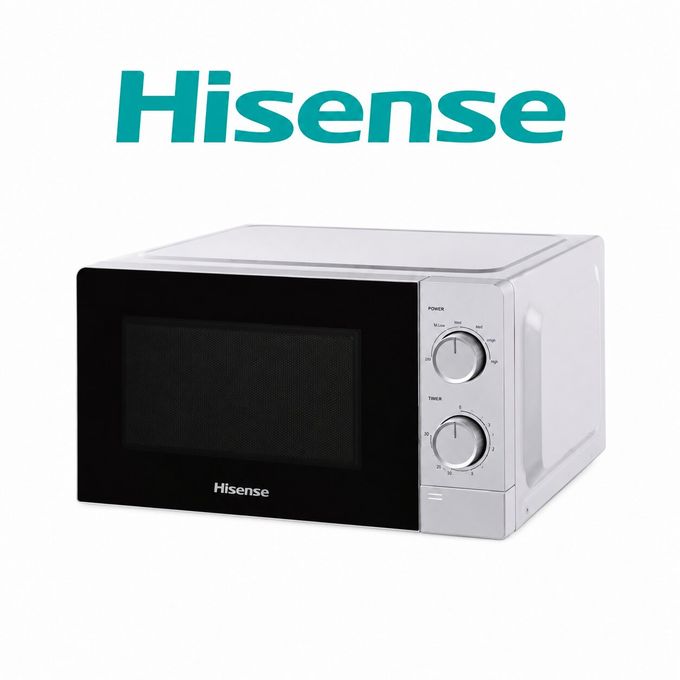 Hisense 20 Litres Manual Microwave Oven (H20MOMS14) - Silver