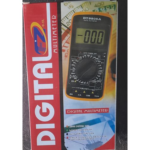 Electrical Digital Multimeter LCD Voltmeter Volt OHM Tester AC DC Multi