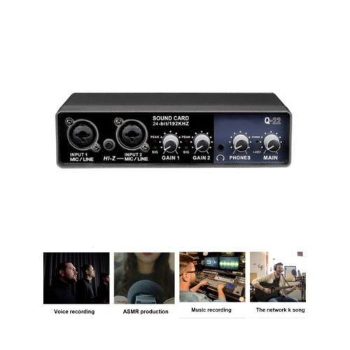 Audio Sound Card Mic Preamplifier Digital Mix Equipment