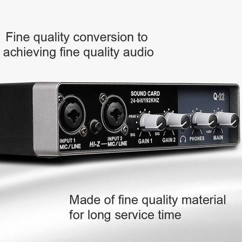 Audio Sound Card Mic Preamplifier Digital Mix Equipment