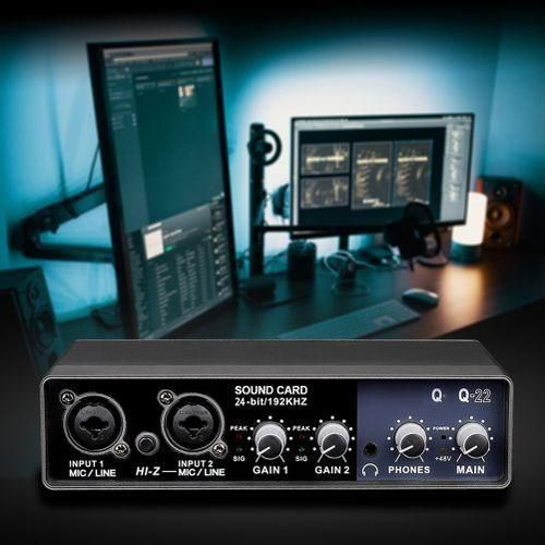 Audio Sound Card Mic Preamplifier Digital Mix Equipment