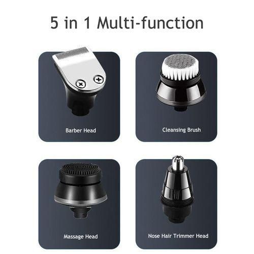 5-in-1 6D Rotary Electric Shavers Bald Head Rechargeable