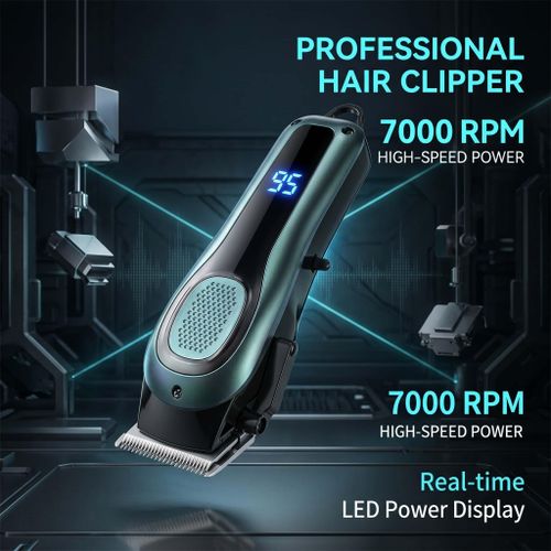 NEATX Rechargable Hair Clippers Kit For Barber trimmers With LED Display